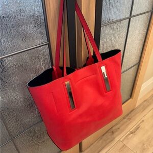 Michael Kors Classic Red Tote Bag - Sleek Everyday Carry